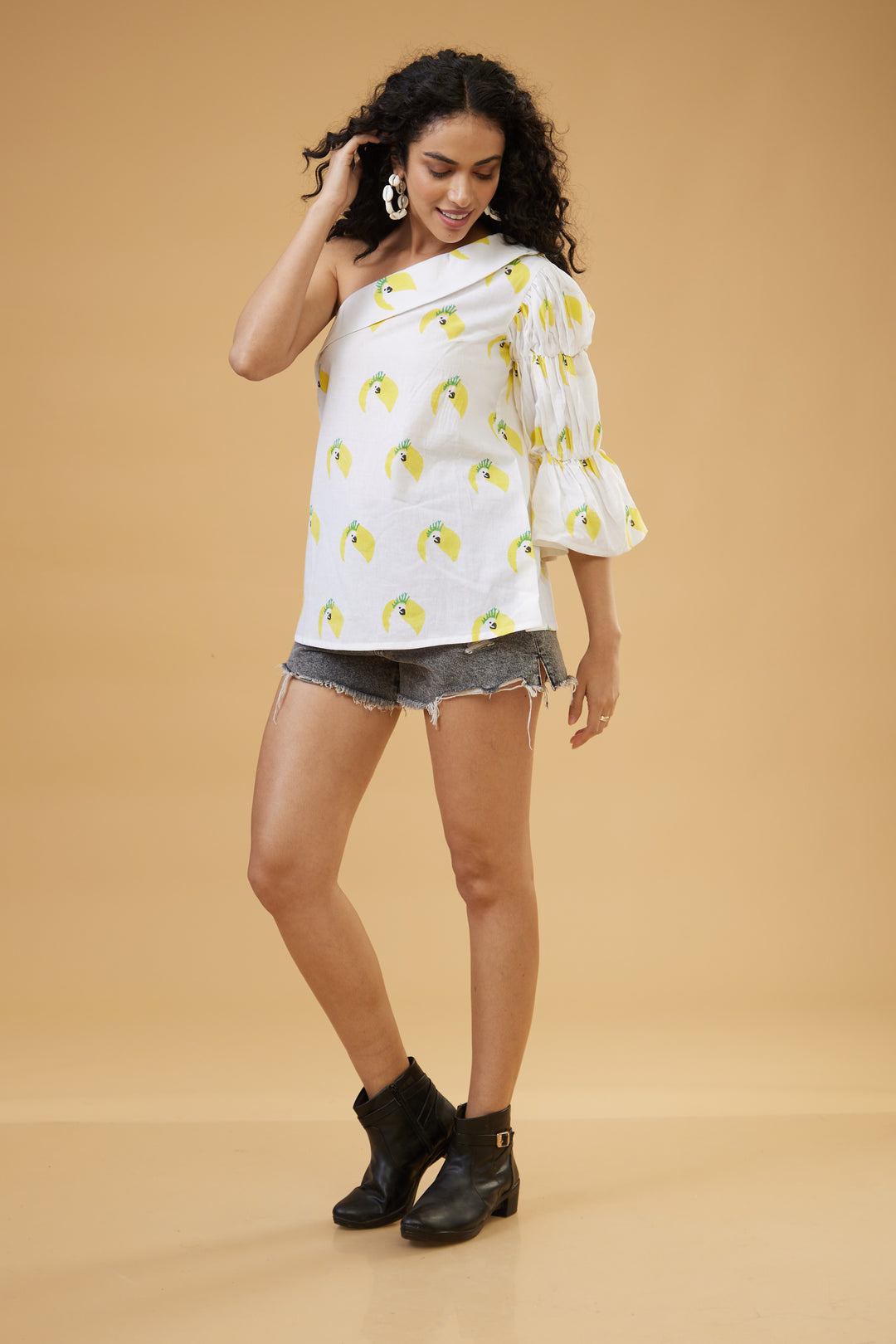 Cockatoo One Shoulder Top - thesotr.com
