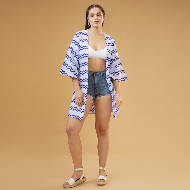 Kosi Blue Relaxed Overlay - thesotr.com