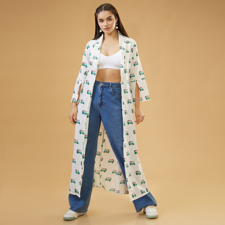 Tuk Tuk White Blazer Collar Overlay - thesotr.com