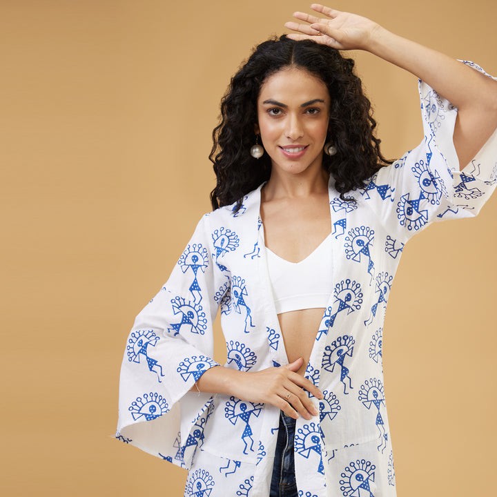 Varli Blue Relaxed Overlay - thesotr.com