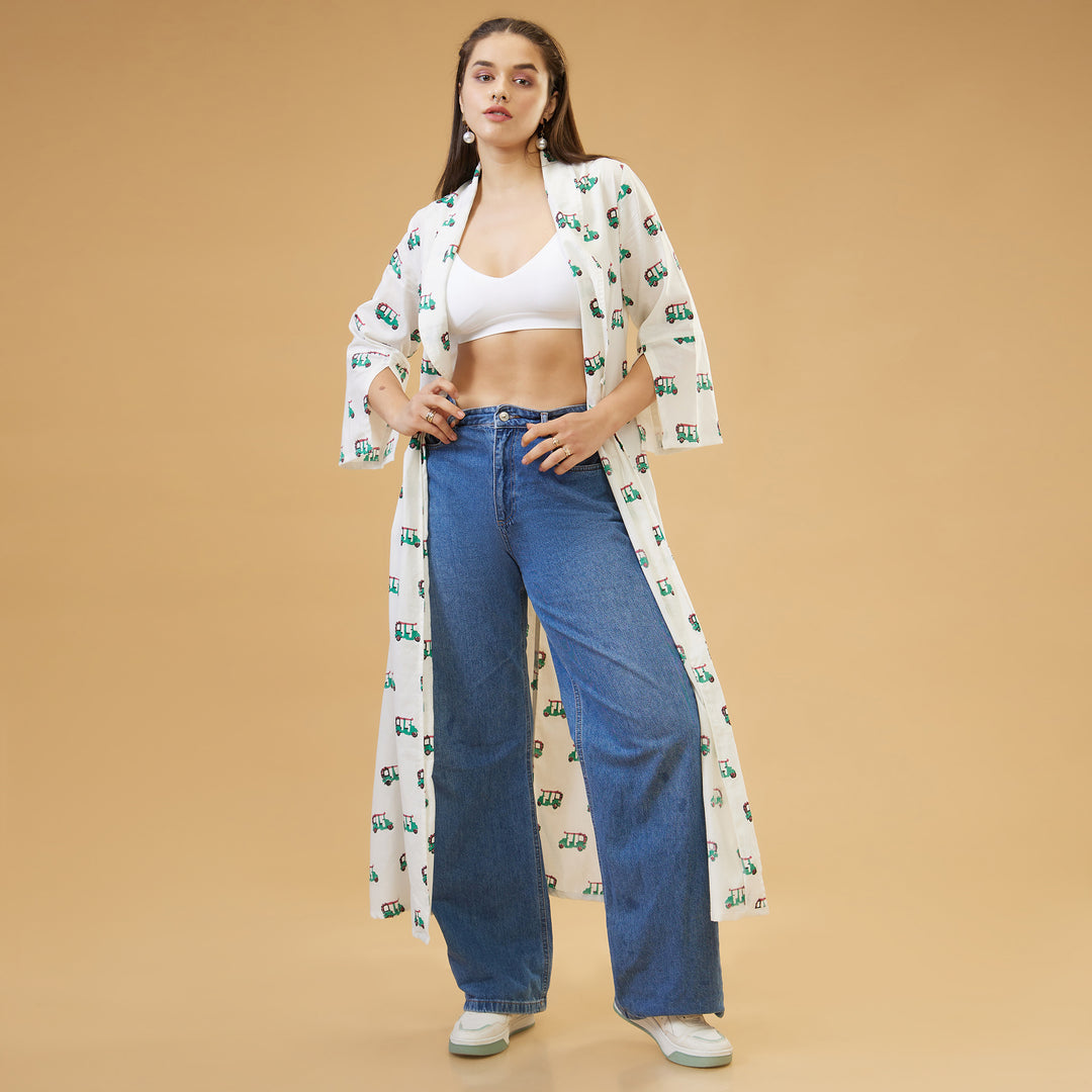 Tuk Tuk White Blazer Collar Overlay - thesotr.com