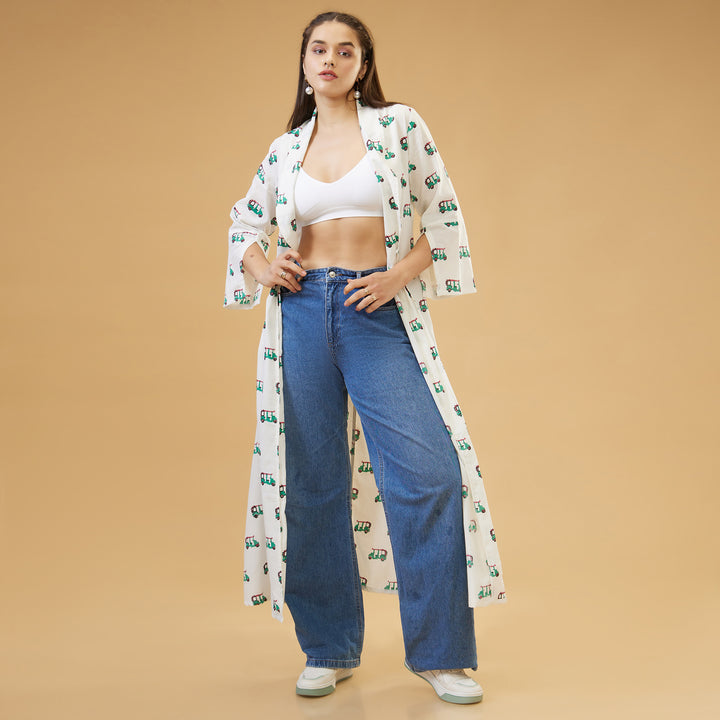 Tuk Tuk White Blazer Collar Overlay - thesotr.com