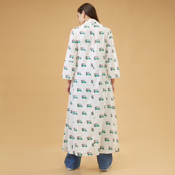 Tuk Tuk White Blazer Collar Overlay - thesotr.com
