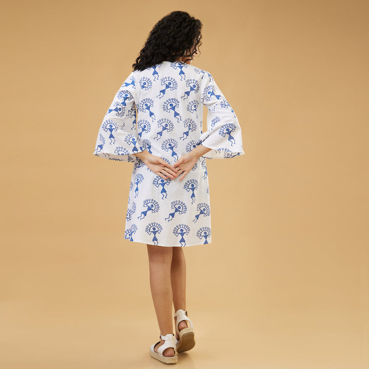 Varli Blue Relaxed Overlay - thesotr.com