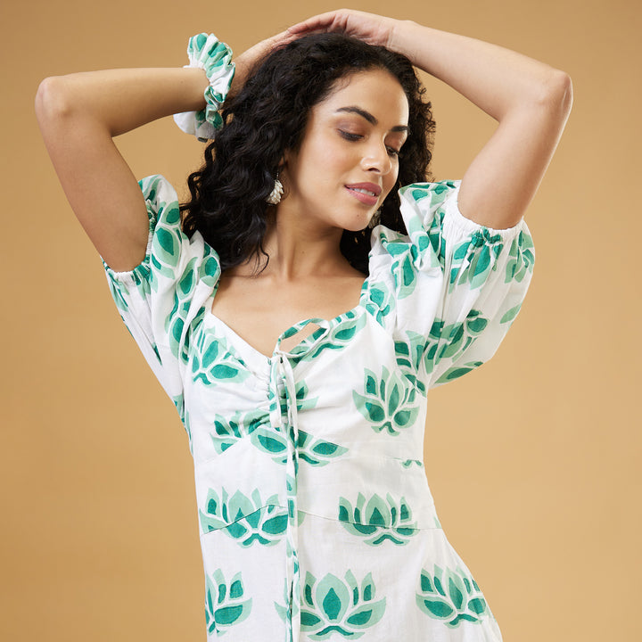 Zuri Green Convertable Long Dress - thesotr.com