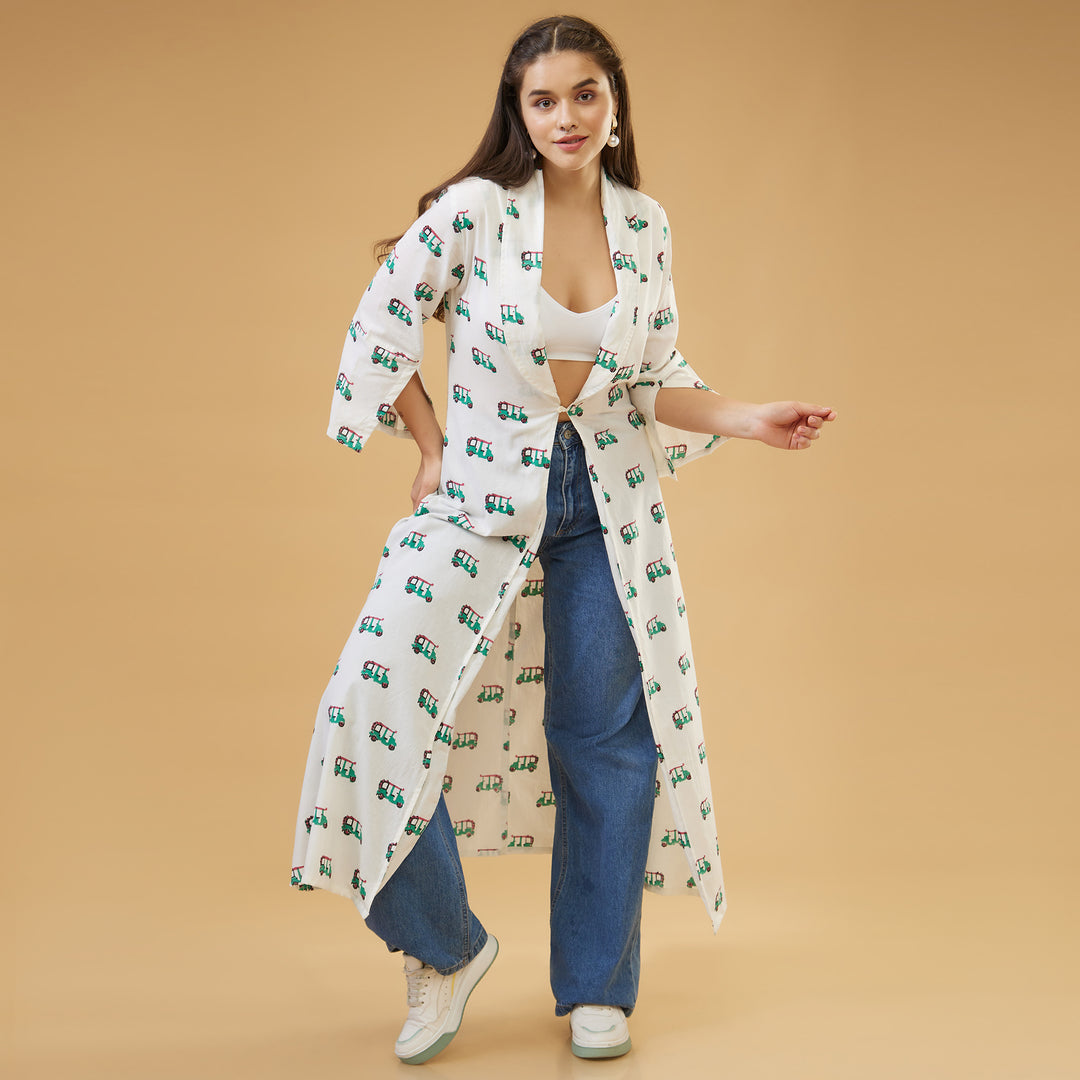 Tuk Tuk White Blazer Collar Overlay - thesotr.com