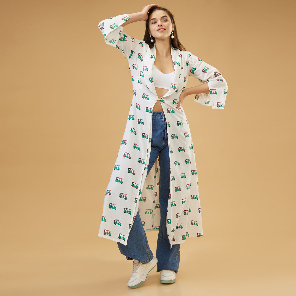 Tuk Tuk White Blazer Collar Overlay - thesotr.com
