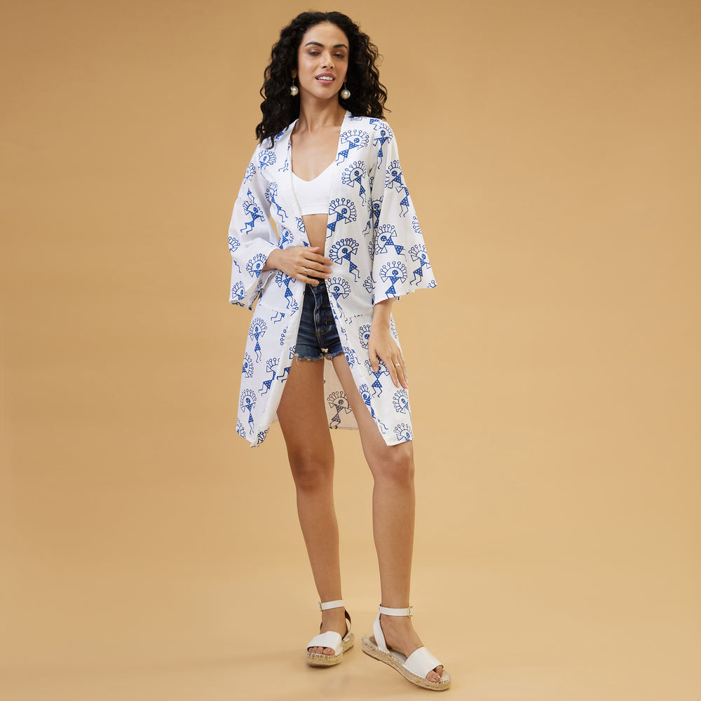 Varli Blue Relaxed Overlay - thesotr.com