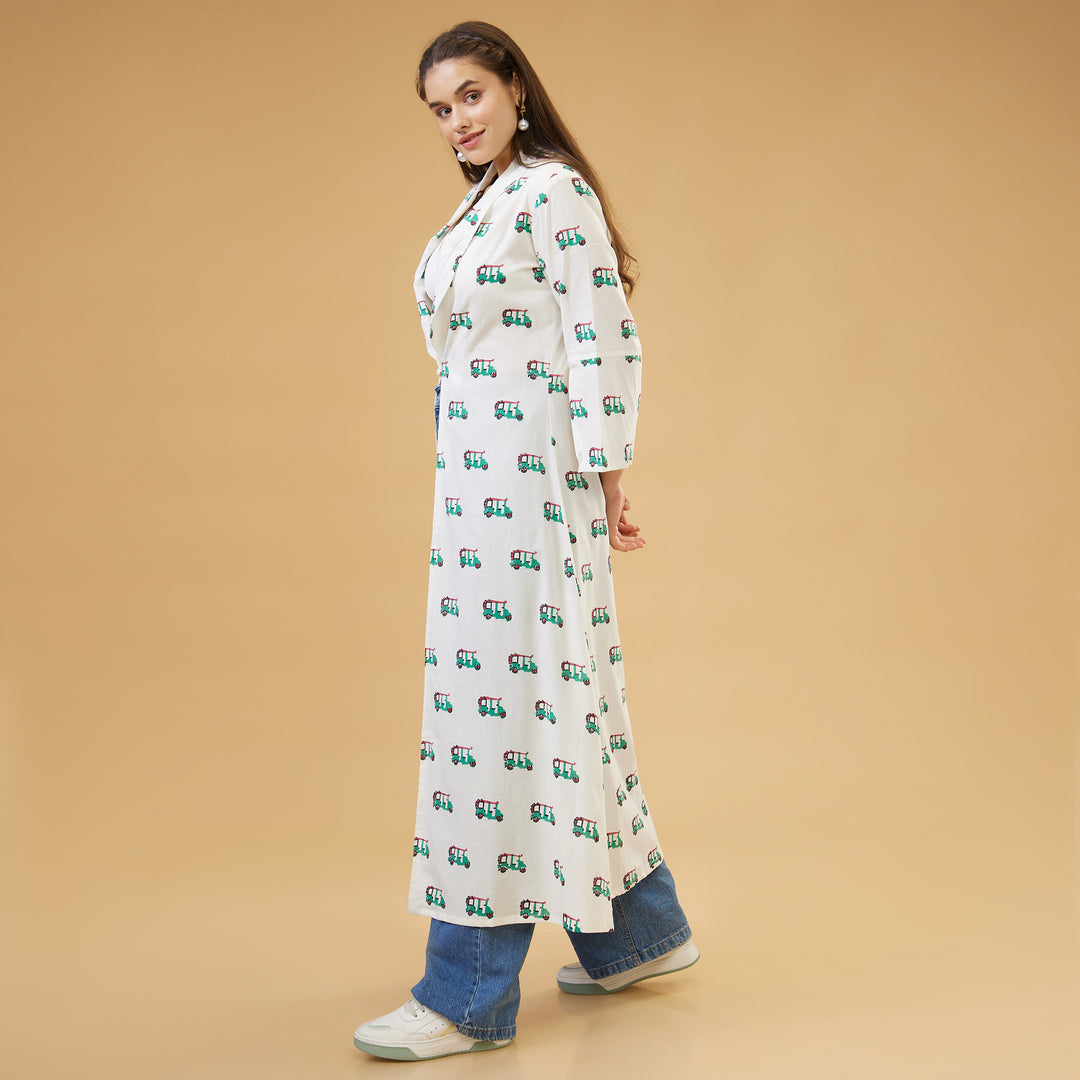 Tuk Tuk White Blazer Collar Overlay - thesotr.com